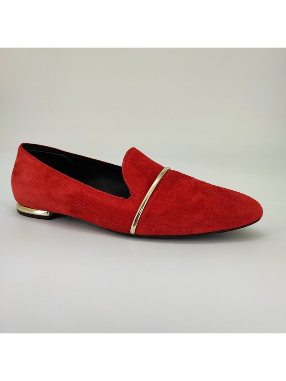 AGL Attilio Giusti Leombruni Women's Size 6 US Flats Suede Red N542004